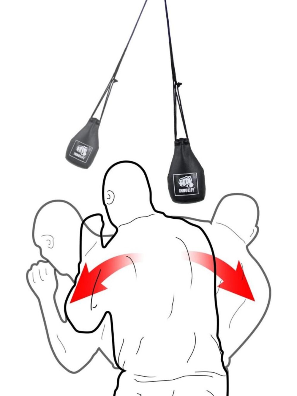 Boxing Speed Bag for Reflex Training | Leather Dodge Ball for MMA & Kickboxing